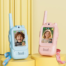 Walkie Talkie for Kids with Video: 2 Pack Rechargeable Toddler Toys with HD Came