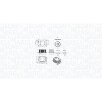 Magneti Marelli ÖLkÜHler MotorÖL Passend FüR CitroËN C4 C5 C8 DS4 DS5 Jumpy