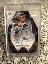 2021 Topps Tribute - Tribute Autographs Nick Madrigal #TA-NM Blue /150 (AU, RC)