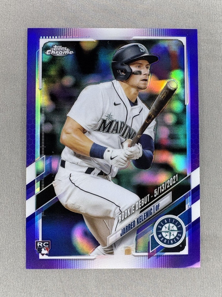 Jarred Kelenic 2021 Topps Chrome Update Series - Rookie Debut #USC2 Purple Ref