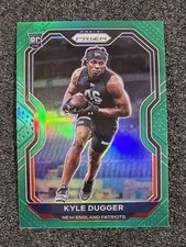 2020 Prizm Green Prizm #368 Kyle Dugger RC New England Patriots