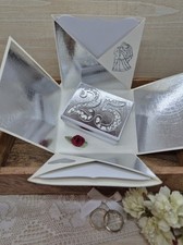 Geschenkverpackung , Zur Silber Hochzeit ,Gel...