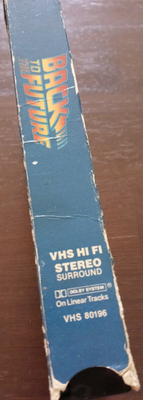 Back To The Future 1985 Michael J Fox VHS 1st release MCA | eBay