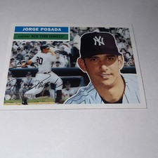 2005 Topps Heritage Short Print JORGE POSADA  SP # 110🔥🇺🇸
