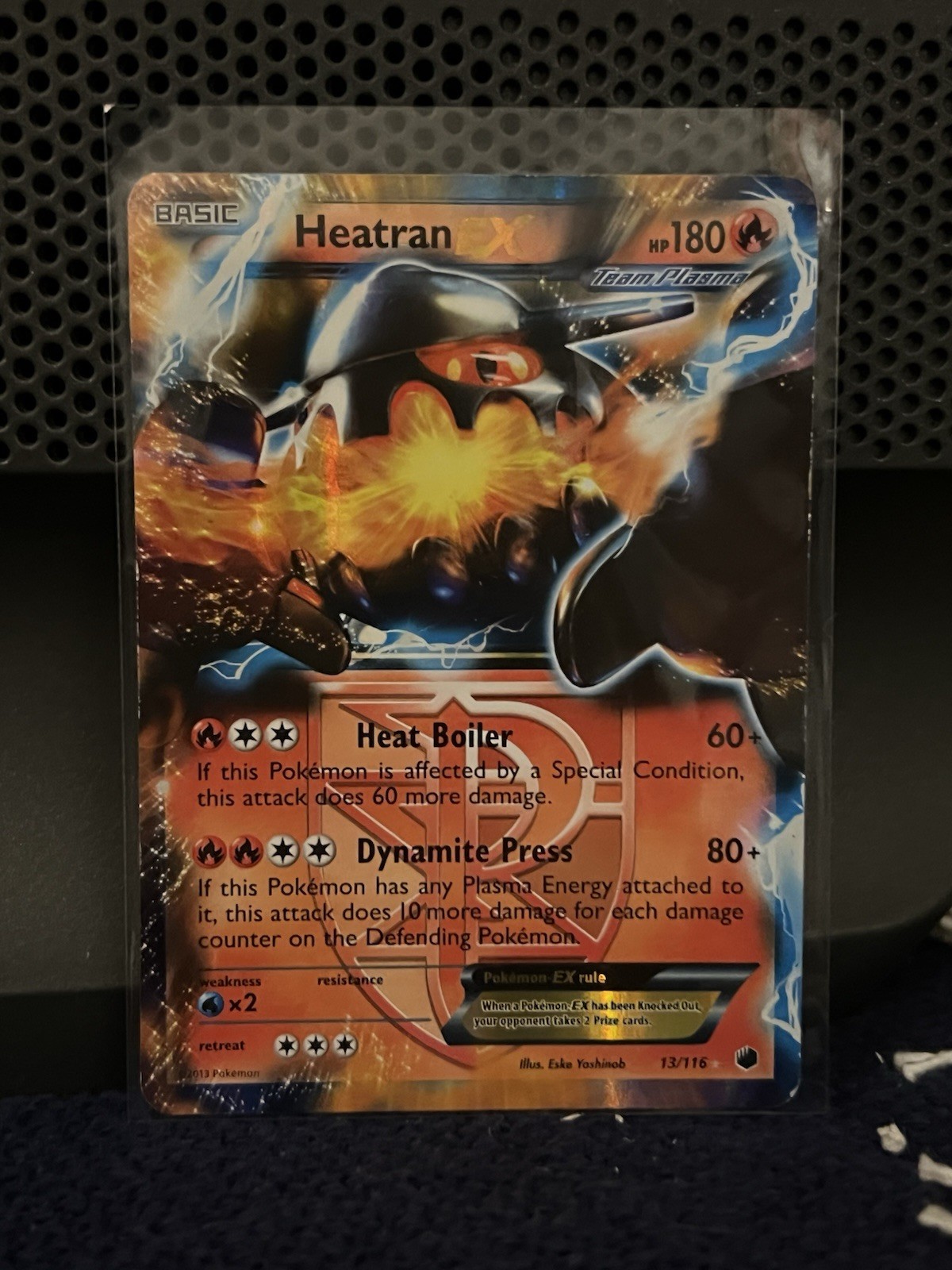 Heatran EX (Team Plasma) 13/116 Plasma Freeze Holo - Pokemon TCG