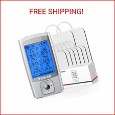 TENKER TENS Unit Muscle Stimulator, 24 Modes EMS Machine for Pain Relief Therapy
