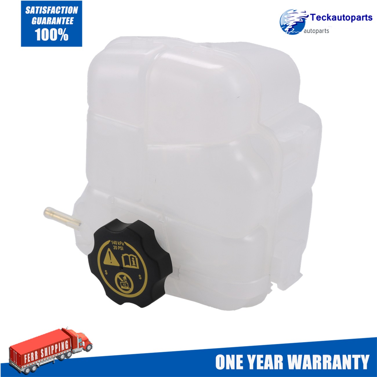 Expansion Coolant Header Tank With Sensor / Cap / Float For Vauxhall Astra J