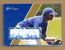2008 Just Autographs Signatures Gold #3 Pedro Baez Auto /50 BB