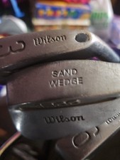 Selection of Used Golf Clubs by Wilson 1200  And Regal Bag. 8 Clubs Start Up-