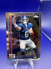 Jaxson Dart 2025 Topps Chrome Base Rookie New York Giants (RC)