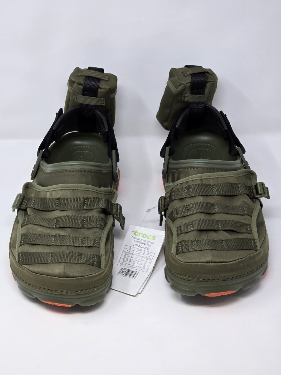 BEAMS X Crocs Classic All Terrain Outdoor Olive Men Multi BEAMS X Crocs Classic All Terrain Outdoor Olive Men Multi