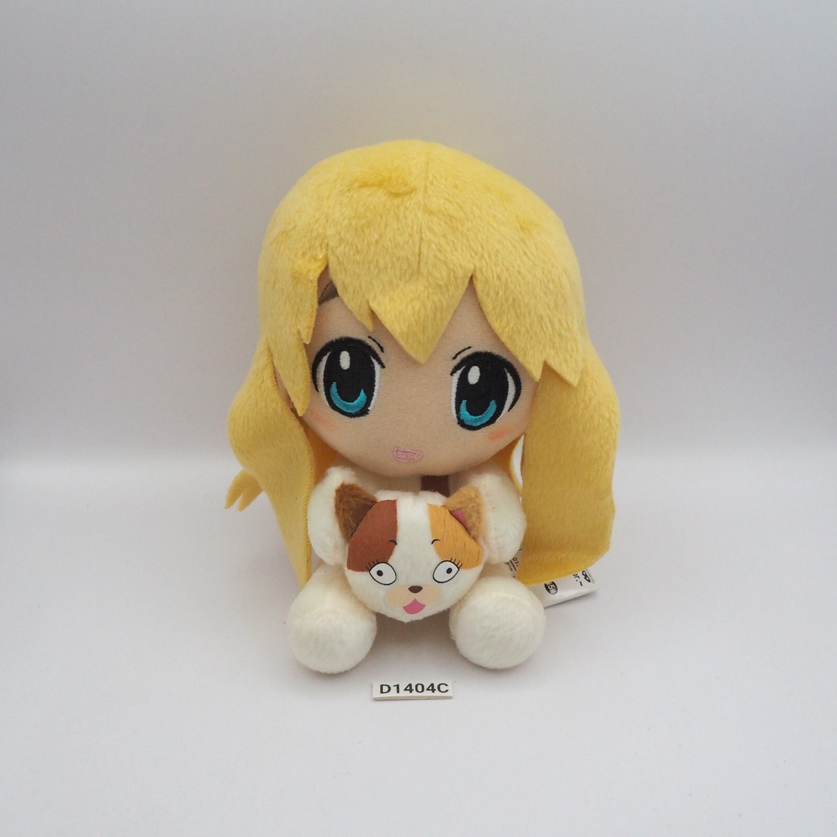 pandacurryです。 D1404C K-On! Tsumugi Kotobuki Cat Banpresto 2011 Plush 6