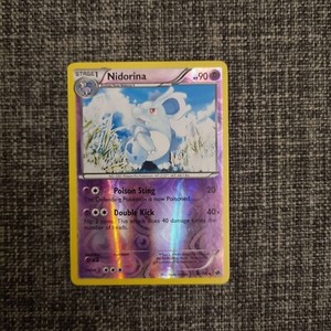 Nidorina 41/116 Reverse Holo BW Plasma Freeze LP/NM