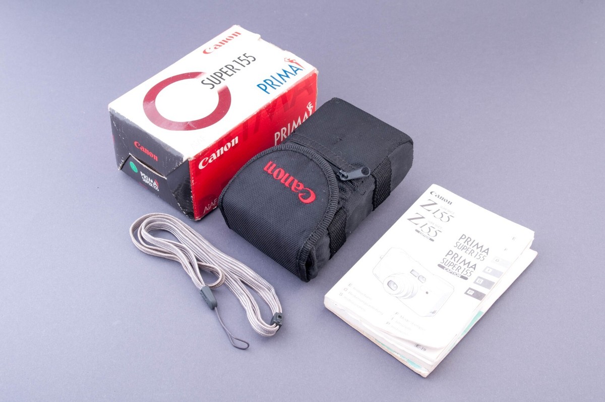 Canon Prima Super 155 35mm Point & Shoot Film Camera BOX