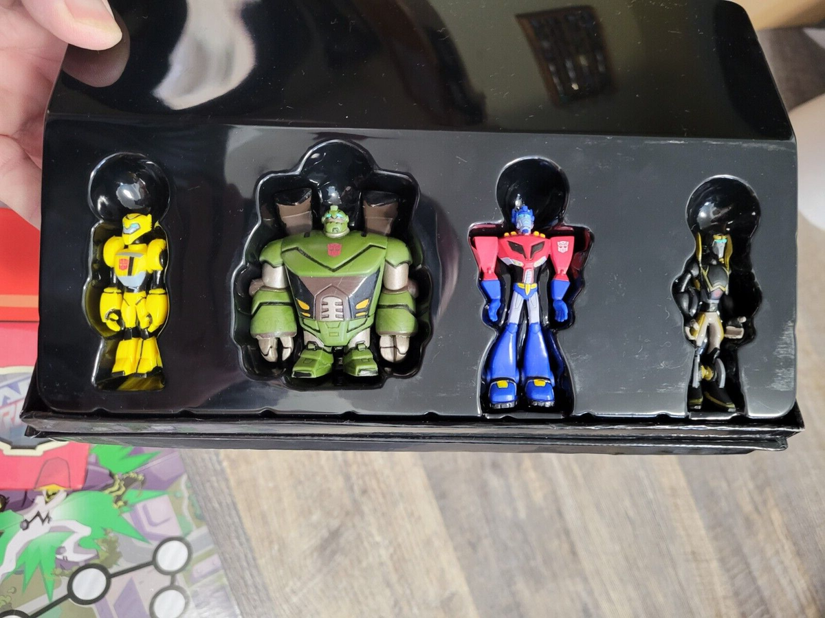 Transformers Animated (4) Figures - Puzzle - Game LOT Assortment