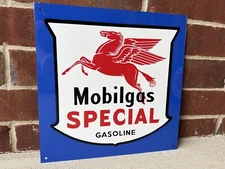 Mobilgas Mobil Gas Oil  pegasus gasoline racing vintage Style advertising sign