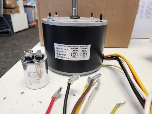 Aftermarket Fan Motor 1/5HP 1075RPM 1.3A 208-230V replaces 51-23055-11 - E_MOT