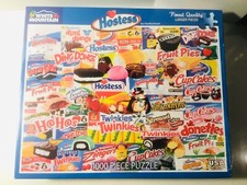 White Mountain 1000 PC Piece Puzzle 24" x 30" Hostess Brands COMPLETE