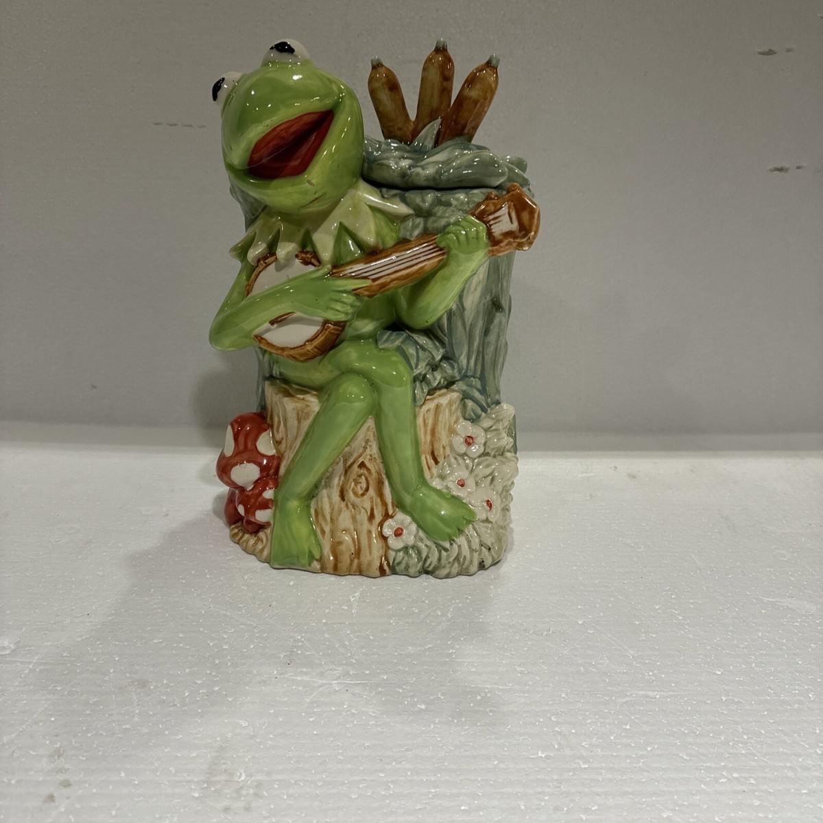 Vintage Henson Cookie Jar - Kermit The Frog, Treasure Craft Mexico