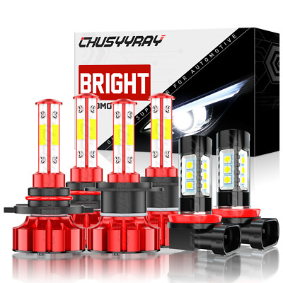 Fits Suzuki Grand Vitara 2006-2013 LED Headlight Hi/Lo + Fog light Combo Bulbs