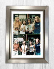 Metallica in 1985 5 A4 reproduction autograph poster with choice of frame