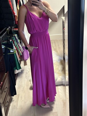 strapless open back dress Fuchsia Strapless Satin Prom Dress with Sweetheart Neckline and High Slit –  SS084 – Viniodress main image 1