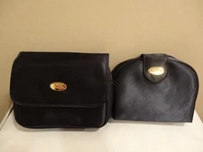 Christian Dior Blue Satin Two Pafums Travel Bags