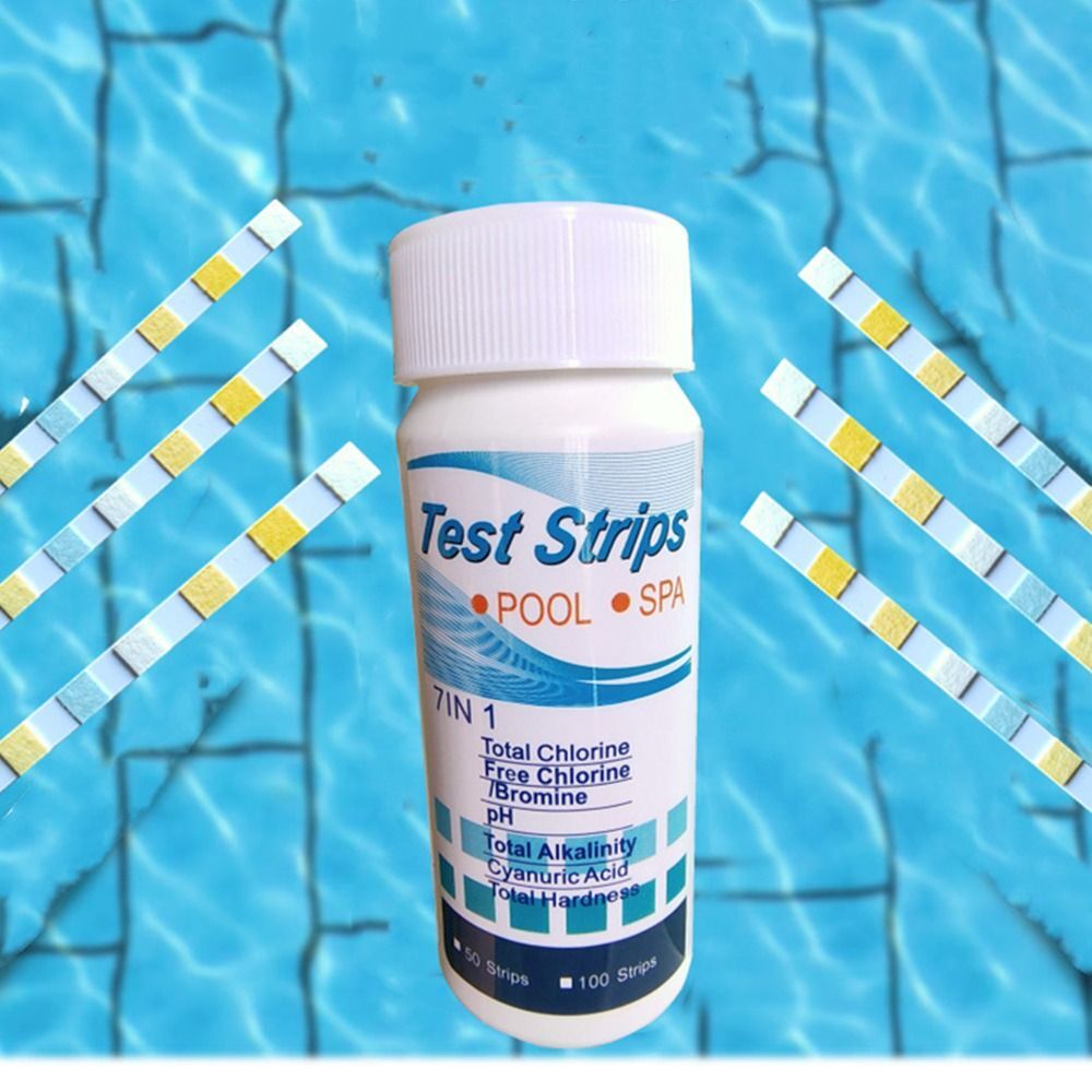 To Match pH Test Paper 7 in 1 Pool Test Strips High Accuracy pH Test