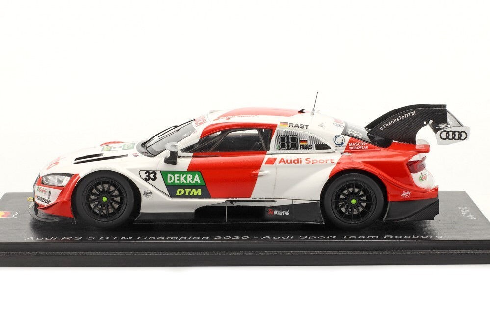 Audi RS 5 DTM レネラスト チャンピオン スパーク SPARK Audi RS5 DTM 2020 Champion Rene Rast, 1:43 Spark | eBay