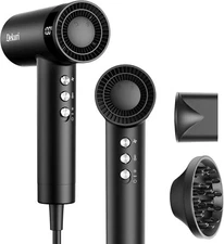 Professional Hair Dryer 1400 Watt 110,000rpm 4 Temps & 3 Speeds Magnetic Nozzle