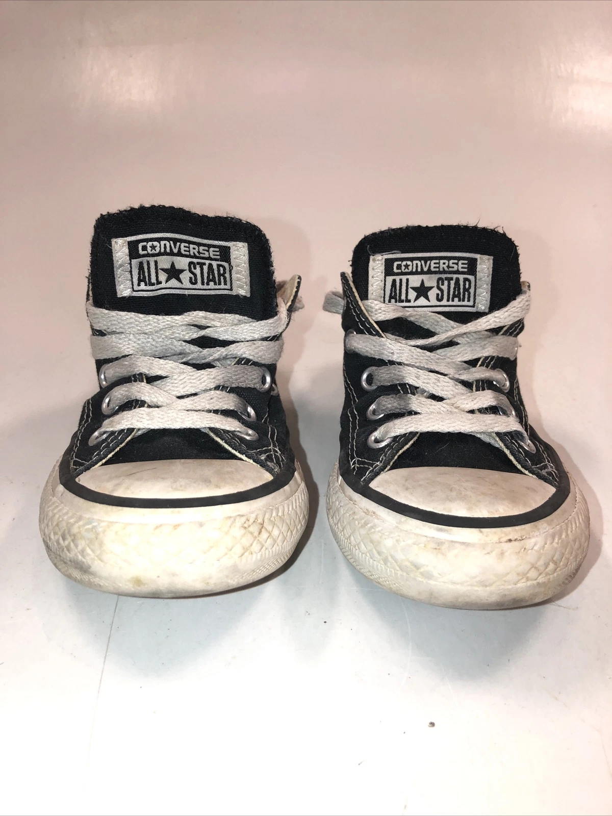 Scarpe basse Converse All Star Chuck Taylor in tela nere giovanili 3J235 taglia 12 5