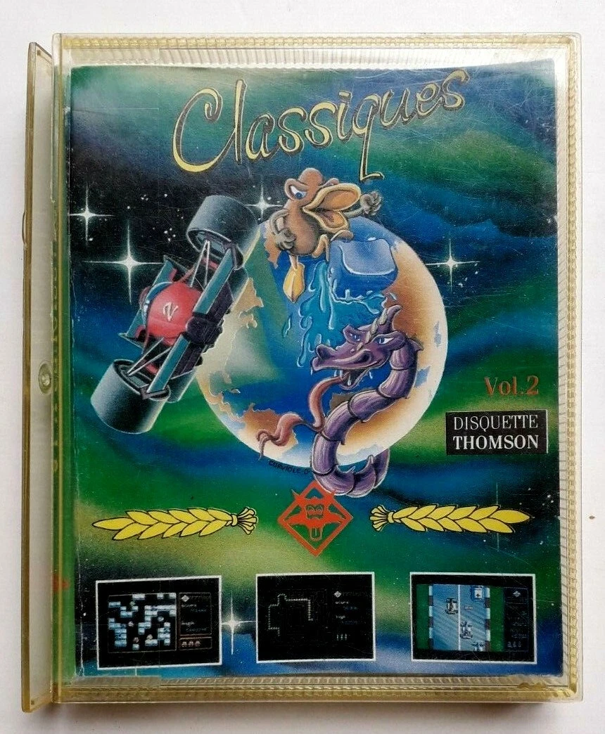 Jeu Vidéo Vol Solo - Pour MO5, TO7, TO8, TO9 - Bon état - Vintage Français