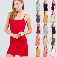 Adjustable Spaghetti Strap Cami Dress D9668 
