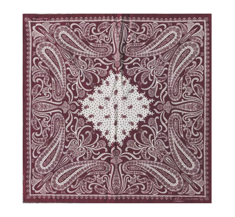 Double RL RRL Limited Cotton cowboy Handkerchief Towel Double RL RRL Limited Cotton cowboy Handkerchief Towel
