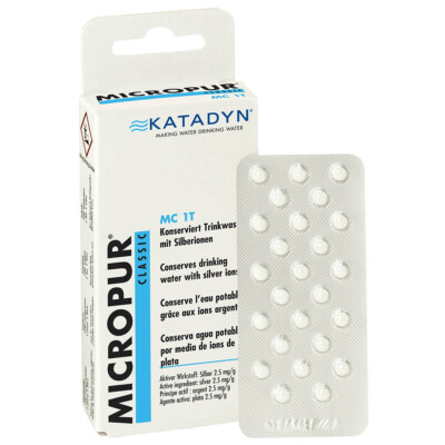 Katadyn Micropur MC 1T 100 Stück Classic Trinkwasser Tankreinigung