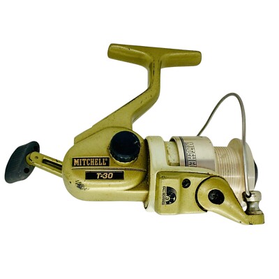Mitchell T-30 Vintage Spinning Reel 5.14 Ratio Triad 3 Ball