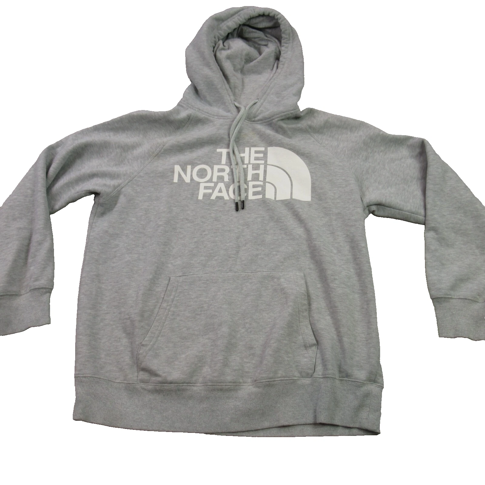 North Face Hoodie Womens Medium Long Sleeve Pullover Hooded Pockets Gray