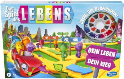 Hasbro Das Spiel des Lebens, Brettspiel für die ganze Familie für 2   4 Spieler