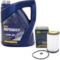 MotoröL Set 10W-40 5 Liter + ÖLfilter SH 4088 L FüR Audi A3 Limousine