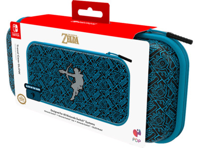 PDP LLC Zelda Travel Case GLOW: Sheikah Shoot für Nintendo Switch