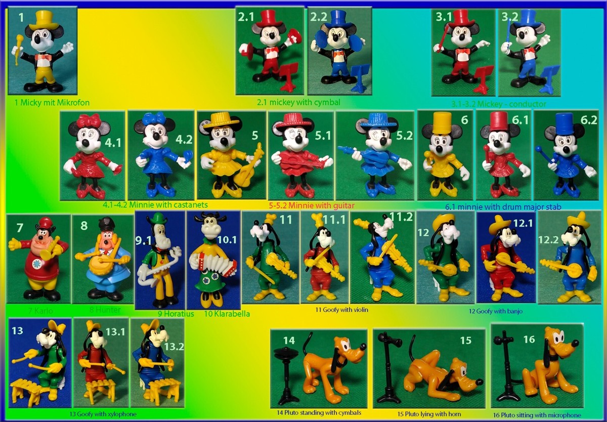 KINDER SURPRISE Mickey Mouse and Company 1990 RARE * Choose KINDER SURPRISE Mickey Mouse and Company 1990 RARE * Choose