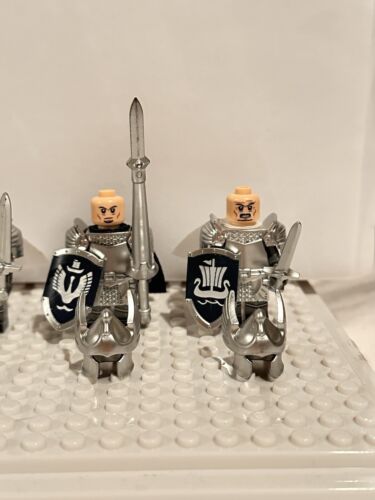 Lord of the Rings Brick Minifigures Knights x6 High Quality Detailed NEW - Picture 11 of 18