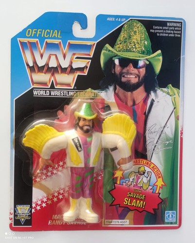 Randy Savage Macho Man wwf Hasbro MOC Series 5...