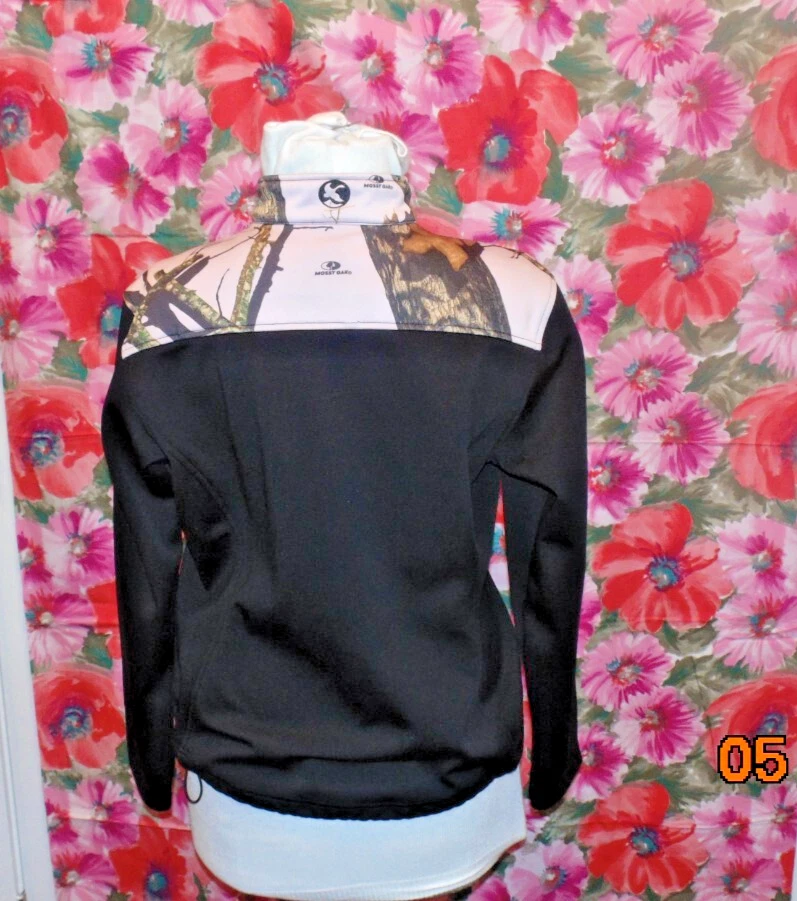 Chaqueta Gander Mountain Camuflada Negra/Rosa Serie Guide Cremallera Completa Mujer Talla Mediana Foto 2 de 4