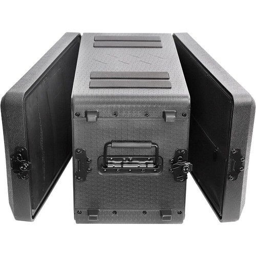 6U Rack Case w/Microphone Compartment Watertight Dust-proof 6 Space Road Case - Picture 7 of 7