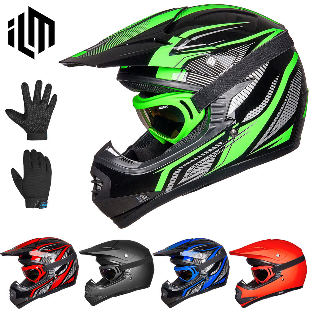 ILM Youth Kids ATV Motocross Dirt Bike Motorcycle Downhill Off-Road Helmet  DOT | eBay