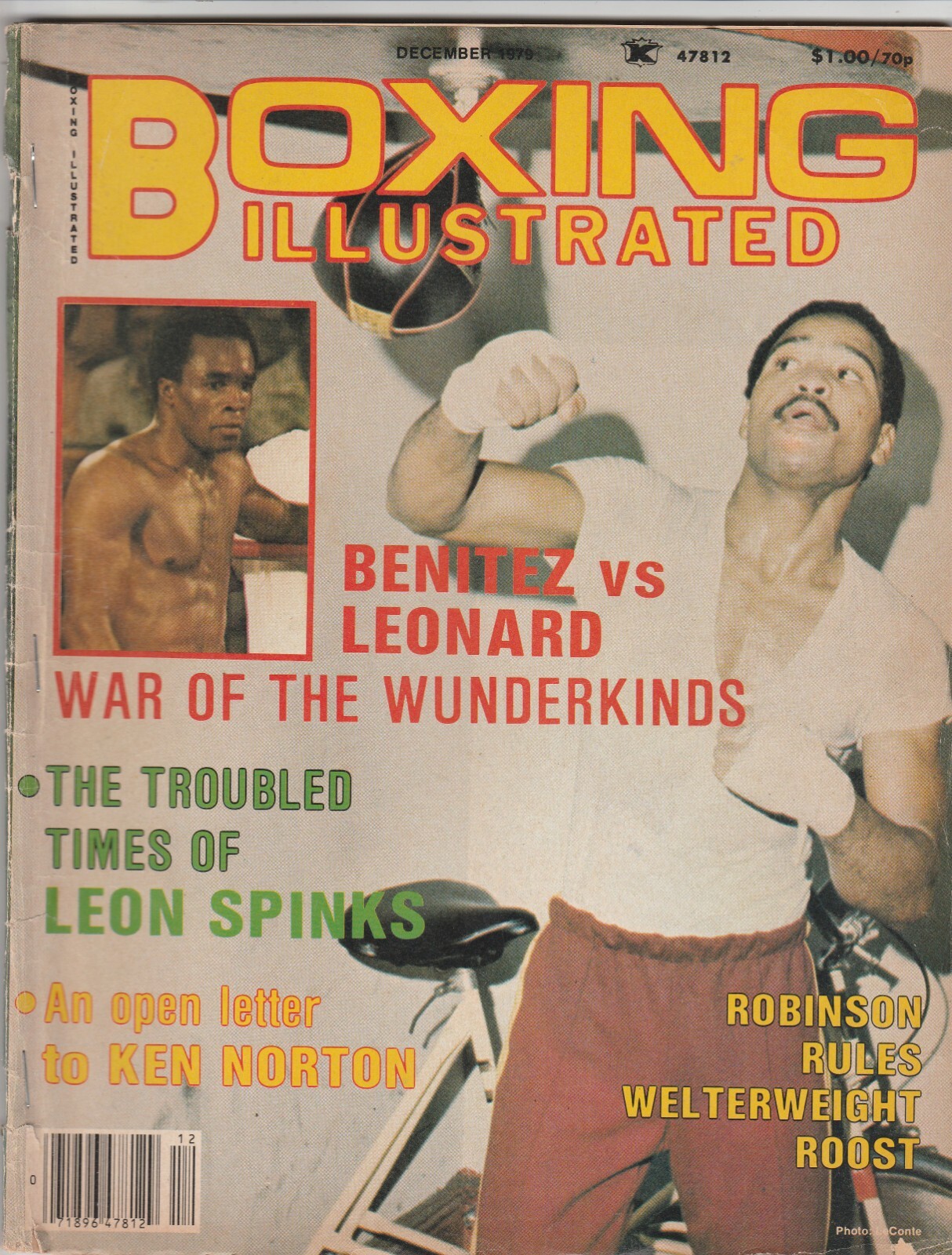 BOXING ILLUSTRATED MAGAZINE SUGAR RAY LEONARDWILFRED BENITEZ DECEMBER
