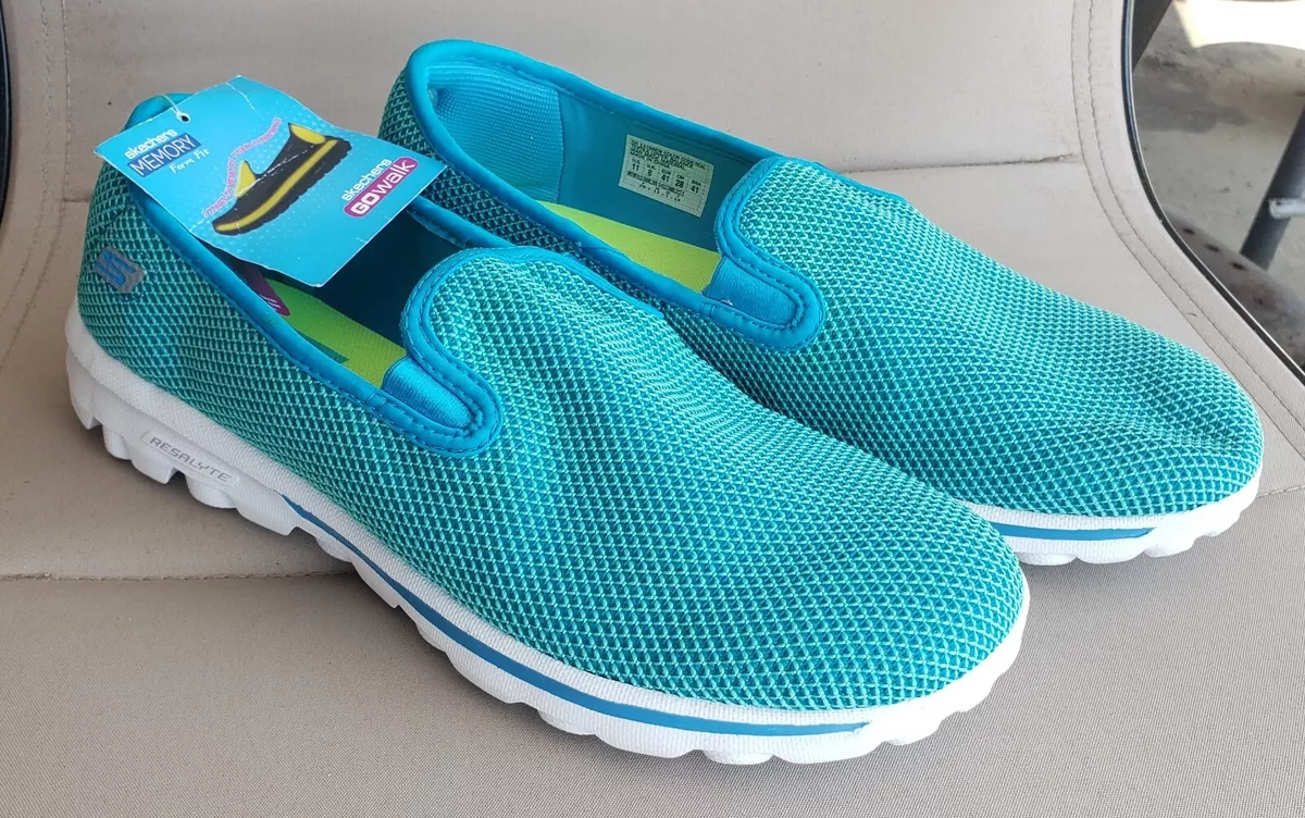 NWT! SZ 11W Women&#039;s GO WALK RESALYTE Slip On Foam Comfort | eBay