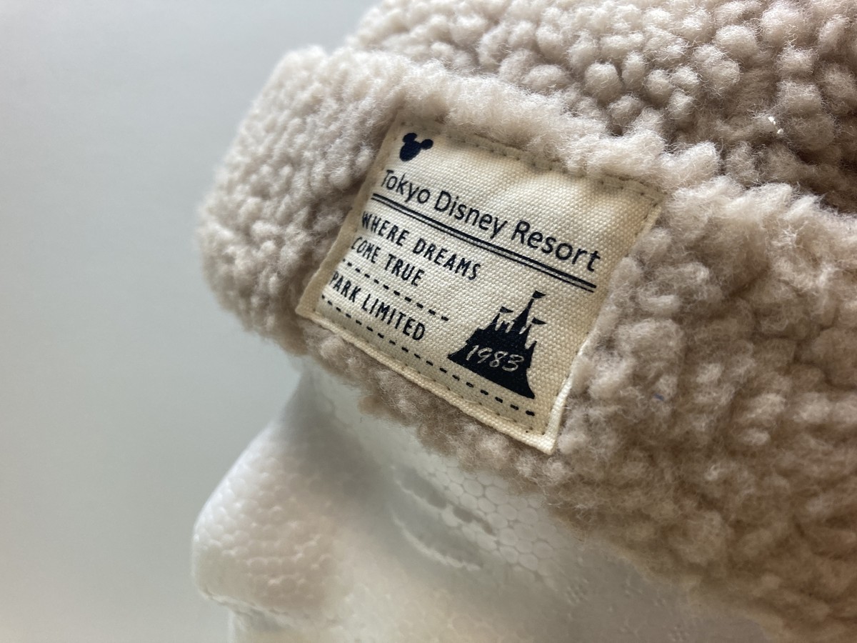 Japan Tokyo Disney Resort Ears Mickey limited Fluffy Winter Cap