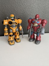 HAP-P-KID WALKING LIGHT UP 7" ROBOTS ACTION FIGURES